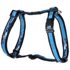 Rogz шлейка для собак нейлон Fancy dress, расцветка Turquoise Chrome, несколько размеров