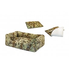 Redplastic Лежак для собак прямоугольный Хантер-ЛОСЬ с подушкой, Дарэлл