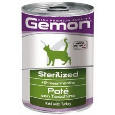 Gemon Cat Adult Pate Turkey - паштет для стерилизованных кошек (индейка) 400 г Gemon Cat Adult Pate Turkey - паштет для стерилизованных кошек (индейка) 400 г