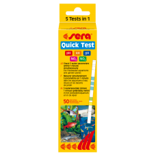 SERA QUICK TEST 5 in 1 — тест на 5 параметров воды, 50 полосок (арт. TYZ 4960) SERA QUICK TEST 5 in 1 — тест на 5 параметров воды, 50 полосок (арт. TYZ 4960)