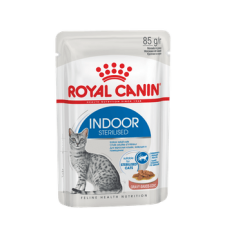 Royal Canin Indoor Sterilized (в соусе) - для взрослых кошек (в возрасте от 1 года до 7 лет), постоянно живущих в помещении, 85 гр. Royal Canin Indoor Sterilized (в соусе) - для взрослых кошек (в возрасте от 1 года до 7 лет), постоянно живущих в помещении, 85 гр.