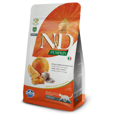 Farmina PUMPKIN PUMPKIN HERRING & ORANGE — беззерновой корм на тыкве для взрослых кошек (сельдь, апельсин) Farmina PUMPKIN PUMPKIN HERRING & ORANGE — беззерновой корм на тыкве для взрослых кошек (сельдь, апельсин)