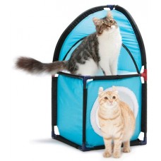 Домик для кошек Место встречи, 72x36x36 см, флис, Kitty Corner Kitty City