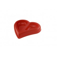 Sum-Plast Миска двойная для кошек Сердце 0,45 л. (арт. TYZ SM10) Sum-Plast Миска двойная для кошек Сердце 0,45 л. (арт. TYZ SM10)
