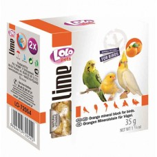 LOLO Pets Минеральный камень с апельcином для всех птиц (арт. LO 72054) LOLO Pets Минеральный камень с апельcином для всех птиц (арт. LO 72054)