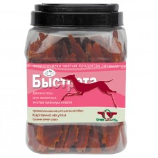 Green Qzin Лакомство для собак БЫСТРОТА (Сушеная утиная грудка) (арт. TYZ 787099)