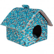 Домик для собаки Мозаика 36*36*38 см. (арт. ТР 31912057) Gamma