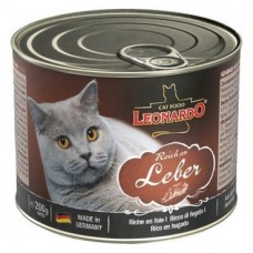 Leonardo Liver - консервы для кота с мясом и печенью (6шт. х 200гр.)