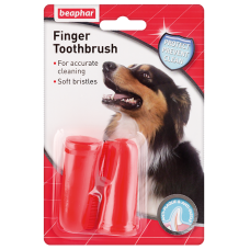 Beaphar D-A-D FINGER TOOTHBRUSH - Щетка-напальчник для чистки зубов собак (2 шт) (арт. DAI11327)