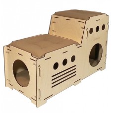 Дом для кота Каскад с тремя матрацами Cat House 51*82*38 см. Дом для кота Каскад с тремя матрацами Cat House 51*82*38 см.