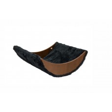 Redplastic Настенная лежанка Паркур полукруглая, разные цвета (МДФ, ДВП, мех, 41,0х40,5хh15,0 см)