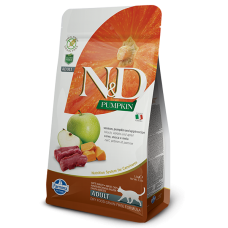 Farmina PUMPKIN VENISON & APPLE — беззерновой корм на тыкве для взрослых кошек (оленина, яблоко) Farmina PUMPKIN VENISON & APPLE — беззерновой корм на тыкве для взрослых кошек (оленина, яблоко)
