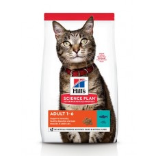 Hill's Cat Science Plan Feline Adult Optimal Care Tuna – корм для взрослых кошек от 1 до 6 лет с тунцом.