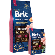 Brit Premium Nature Junior L - корм для молодых собак Brit Premium Nature Junior L - корм для молодых собак