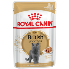 Royal Canin British Shorthair - пресервы для кошек британской породы в соусе 85 г х 12 шт. Royal Canin British Shorthair - пресервы для кошек британской породы в соусе 85 г х 12 шт.