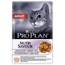 Pro Plan Adult - консервы кусочки в желе с индейкой для взрослых кошек (85 гр. - пауч)