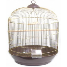 Voltrega Клетка для птиц, золотая, круглaя 40x70 см (арт. DAY330G) Voltrega Клетка для птиц, золотая, круглaя 40x70 см (арт. DAY330G)