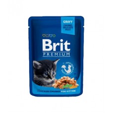 Brit Пауч (пресервы) для котят Chicken Chunks for Kitten Brit Пауч (пресервы) для котят Chicken Chunks for Kitten