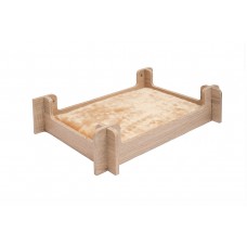 Redplastic Настенная лежанка Паркур фигурная, разные цвета (МДФ, ДСП, мех 40,5х29,0хh11,1 см)