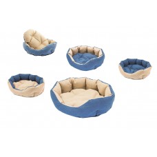 Redplastic Лежак джинсовый, овальн. пухлый INDIGO#1 для кошек