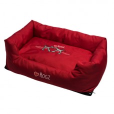 Rogz Лежак с бортиками и подушкой Spice Pod Red Heart (несколько размеров)