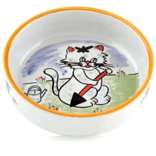 Beeztees Миска фарфоровая с изображением кошки, 14 см (275 мл) (арт. ВЕТ651030) Beeztees Миска фарфоровая с изображением кошки, 14 см (275 мл) (арт. ВЕТ651030)