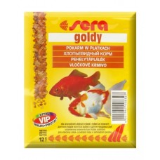 Sera Goldy — корм для мелких золотых рыбок и других холодноводных видов рыб (арт. TYZ 832, 840, 890)