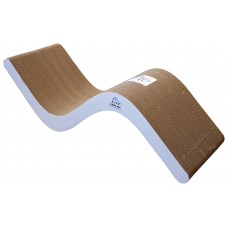 Когтеточка картонная Змейка 2-х сторонняя (выс. 19 см, шир. 69 см) Cat House (арт. CH55)