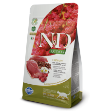 Farmina N&D QUINOA — беззерновой корм на киноа для профилактики мочекаменной болезни у взрослых кошек (утка, клюква и ромашка) Farmina N&D QUINOA — беззерновой корм на киноа для профилактики мочекаменной болезни у взрослых кошек (утка, клюква и ромашка)