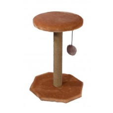 Redplastic Когтеточка с полкой 36*34*h49 см, сизаль (арт. RP 8105) цвет серый