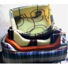 Лежак для собак квадратный из бязи ГЮ-ВАС, разные размеры