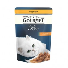 Gourmet Perle - пресервы для кошек с курицей в подливке (85 гр.) пауч Gourmet Perle - пресервы для кошек с курицей в подливке (85 гр.) пауч