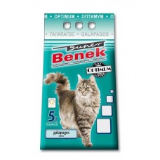 Super Benek Optimum Galapagos - наполнитель для длинношерстных кошек комкующийся бентонитовый