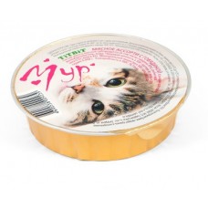 TITBIT - Консервы д/кошек МУР, мясное ассорти с говядиной, 65 г (ламистер) TITBIT - Консервы д/кошек МУР, мясное ассорти с говядиной, 65 г (ламистер)