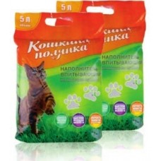 Кошкина полянка впитывающий цеолитовый наполнитель для котов