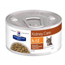 Hill's k/d рагу - лечебные консервы для кошек при хроническом заболевании почек (82 гр.) арт. 603879 Hill's k/d рагу - лечебные консервы для кошек при хроническом заболевании почек (82 гр.) арт. 603879
