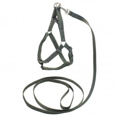 Комплект синтетический ECO серия SPORT Quick поводок 10мм*1,2м + шлейка 10мм (об.гр. 32-48см) Дарэлл. (арт. 041111)