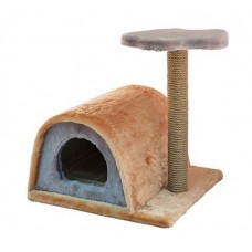 Redplastic Домик-когтеточка ЧИП 2-х уровневый с полукруглой крышей и полкой 41*45*49 см, джут (арт. RP 8350) Redplastic Домик-когтеточка ЧИП 2-х уровневый с полукруглой крышей и полкой 41*45*49 см, джут (арт. RP 8350)