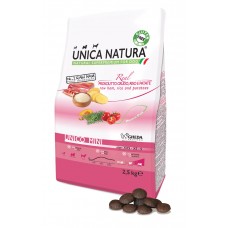 Unica Natura Mini venison, rice - корм для собак мелких пород, оленина, рис