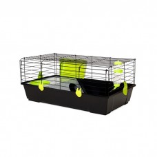 Voltrega клетка для КРОЛИКА 530, цвет черный - складная, 80x46x35 см (арт. 001530N)