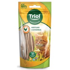 Мягкая соломка из курицы для кошек, 40 г. Triol (арт. ТР 20171021) Мягкая соломка из курицы для кошек, 40 г. Triol (арт. ТР 20171021)