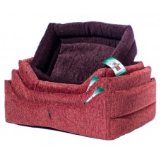 Лежак для собак квадратный из мебельной ткани ГЮ-ВАС, разные размеры