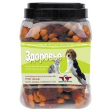 Green Qzin Лакомство для собак ЗДОРОВЬЕ галеты с телятиной и уткой (арт. TYZ 790174)
